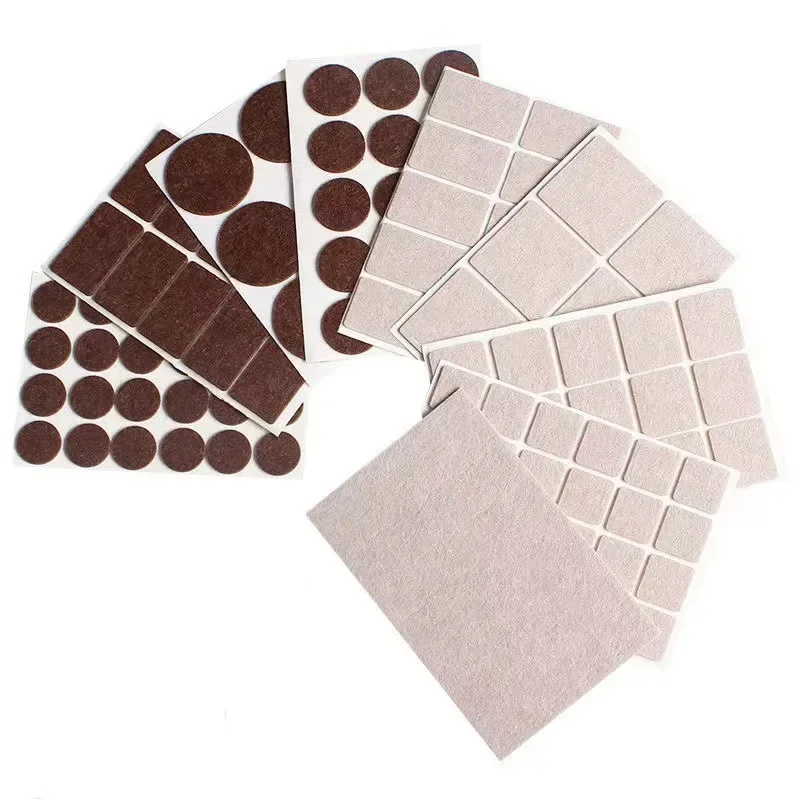 72PCS Thicken Self Adhesive Felt Chair Leg Pads Floor Protectors Furniture Legs Table Leg Covers Round Bottom Anti-Slip Pads image 6