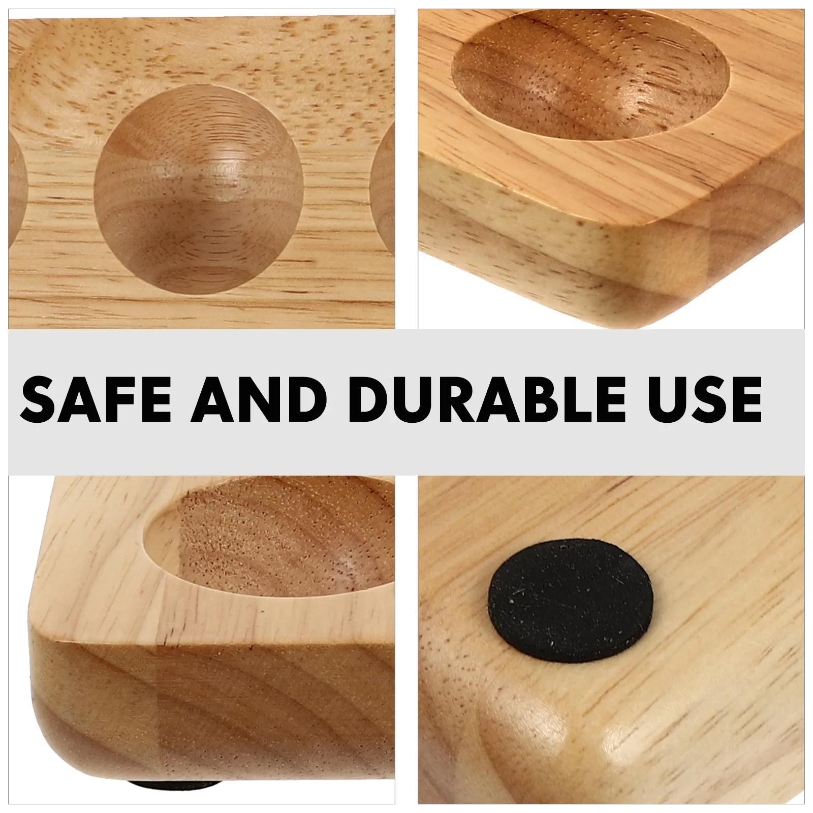 

Wooden Egg Storage Rack Simple Egg Holder For Home Kitchenware Organizer Stand Container Base Wood Fixing Holder Safe Packing