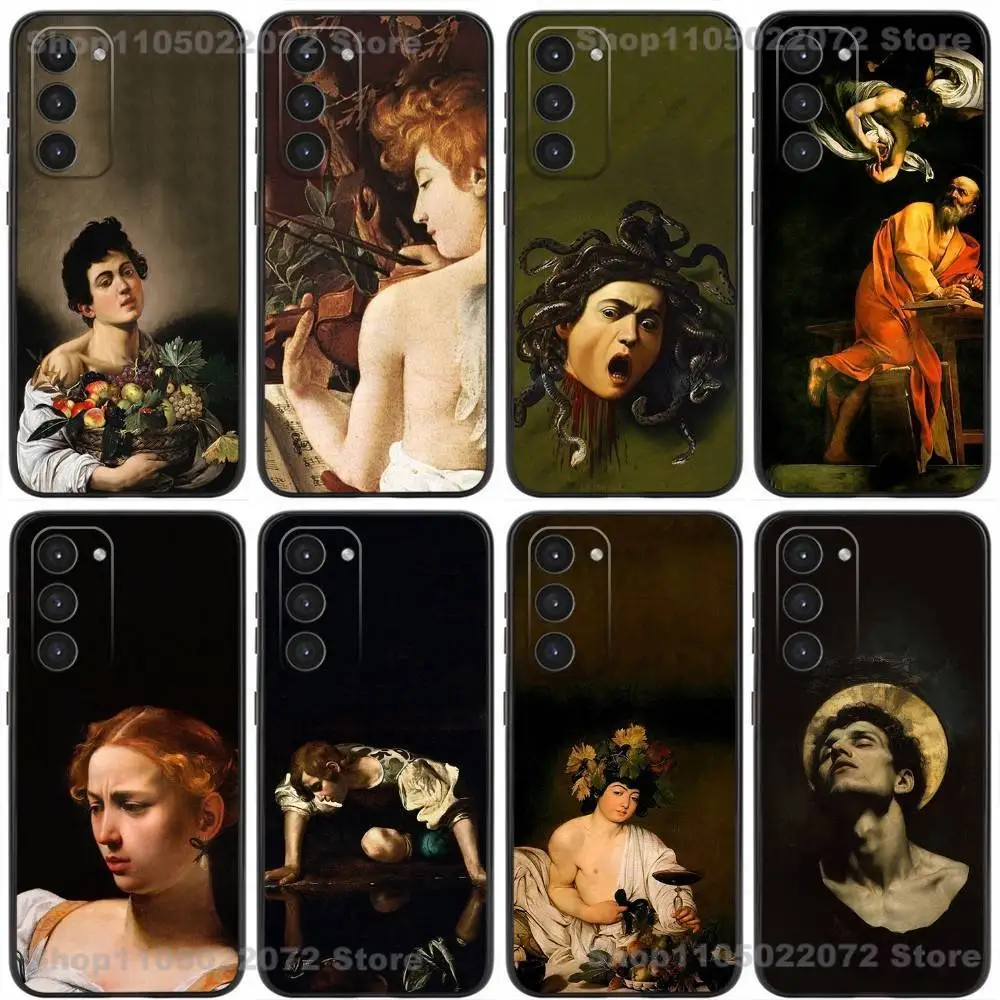 

C-Caravaggio Painting Phone Case For Samsung Galaxy A20,21s,22,31,32,52,53,72,73,80,91 Soft Silicone Black Cover