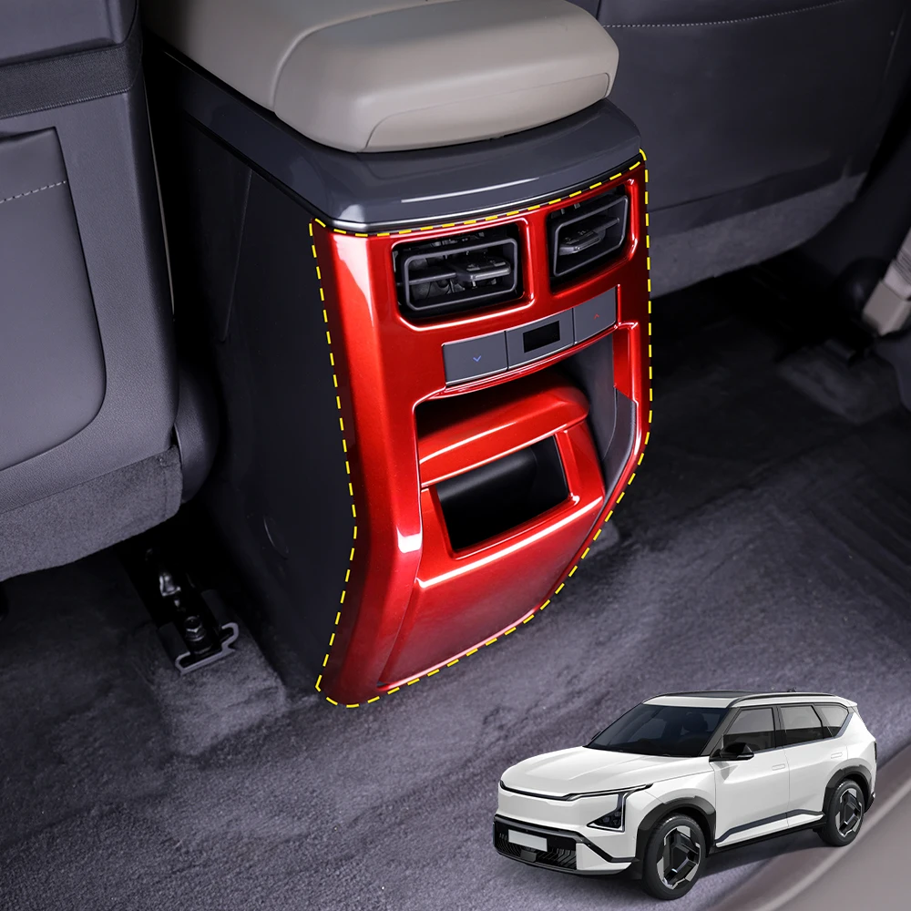 

For Kia EV5 2024-2025 LHD/RHD ABS Rear Air Vent Cover Trim Panel Air Conditioning Outlet Frame Car Accessories