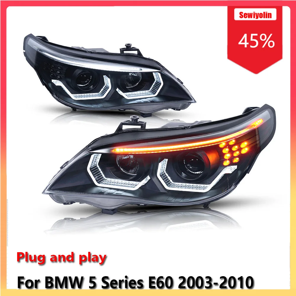 

Car LED Tail Light Accessories For BMW 5 Series E60 2003-2010 Auto Fog DRL Brake Turn Signal Lamp Plug And Play