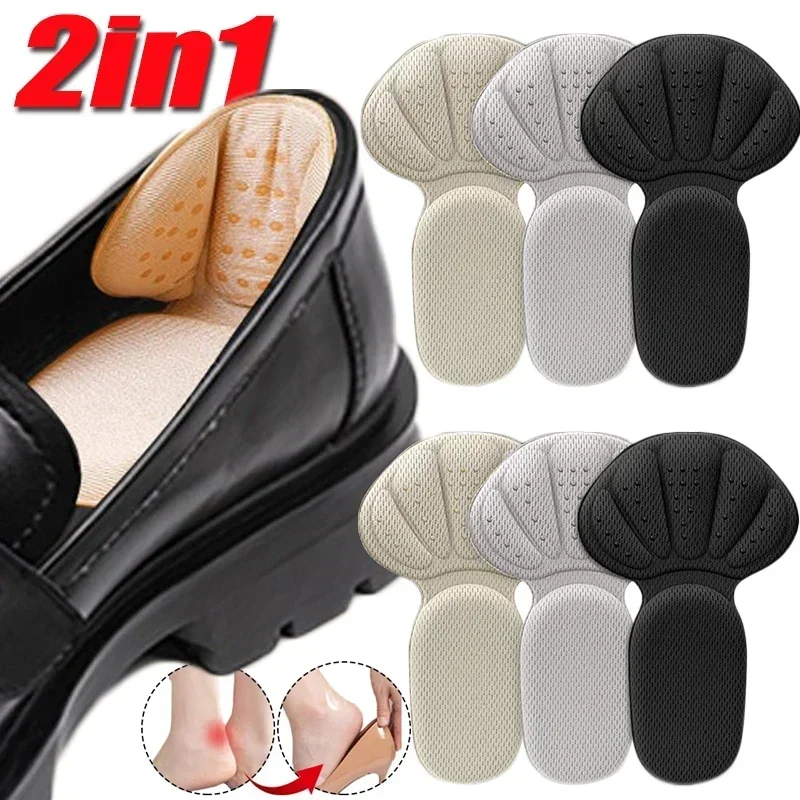 

1Pair Soft Heel Stickers Antiwear Feet Inserts Pain Relief Protector Half Insoles Sports Back Stickers Inserts Feet Care Pads