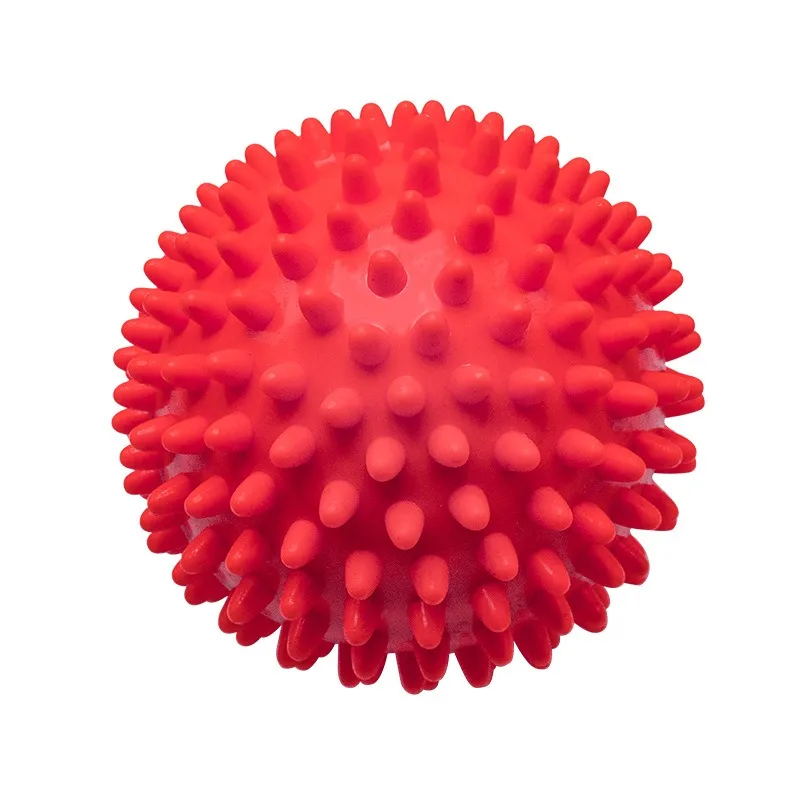 9CM Diameter Hollow Soft Spike Ball Hand Strength Recovery Exercise Massage Ball Yoga Fitness Spiky Massager Trigger Point