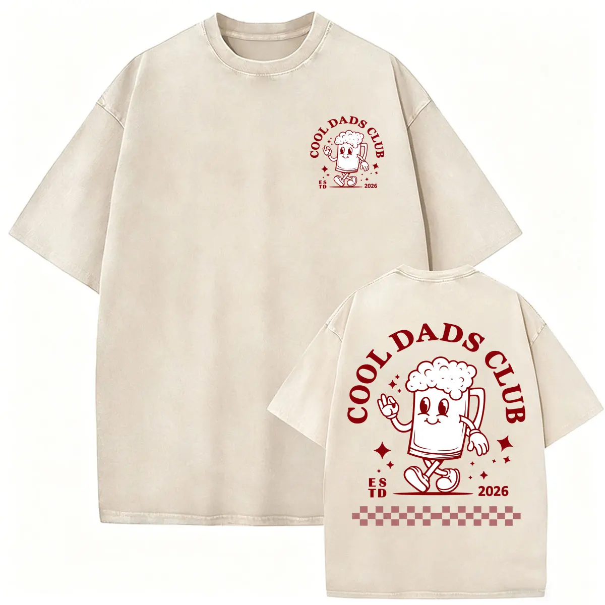 Vintage Washed Old Fashioned Cocktail Funny T Shirts Men Women Harajuku Classic Kawaii T-shirt High Quality Casual Loose T Shirt