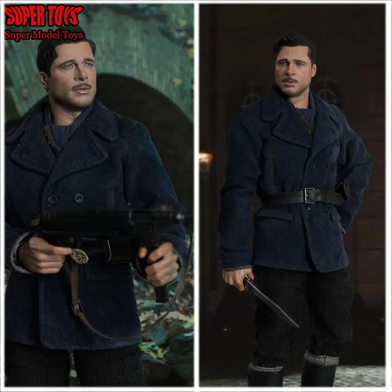 FISH BONETOYS FB-Z005 1/6 Male Soldier Full Set Model Toy American Actor Brad Pitt 12