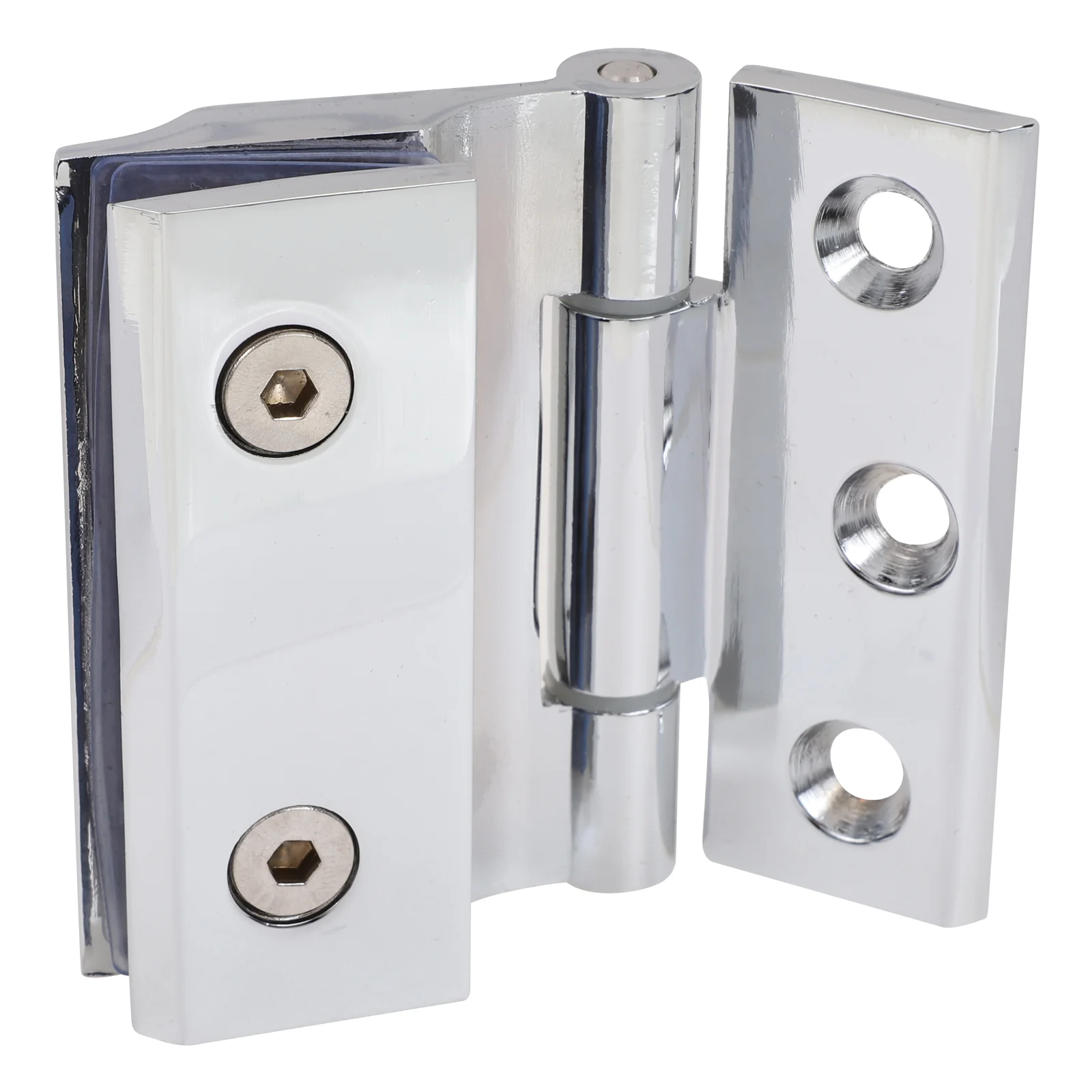 

Bathroom Door Hinge Heavy Duty 90 Degree Zinc Alloy Glass Clamp Waterproof Easy Install Suitable for Shower Cabinet Bookcase