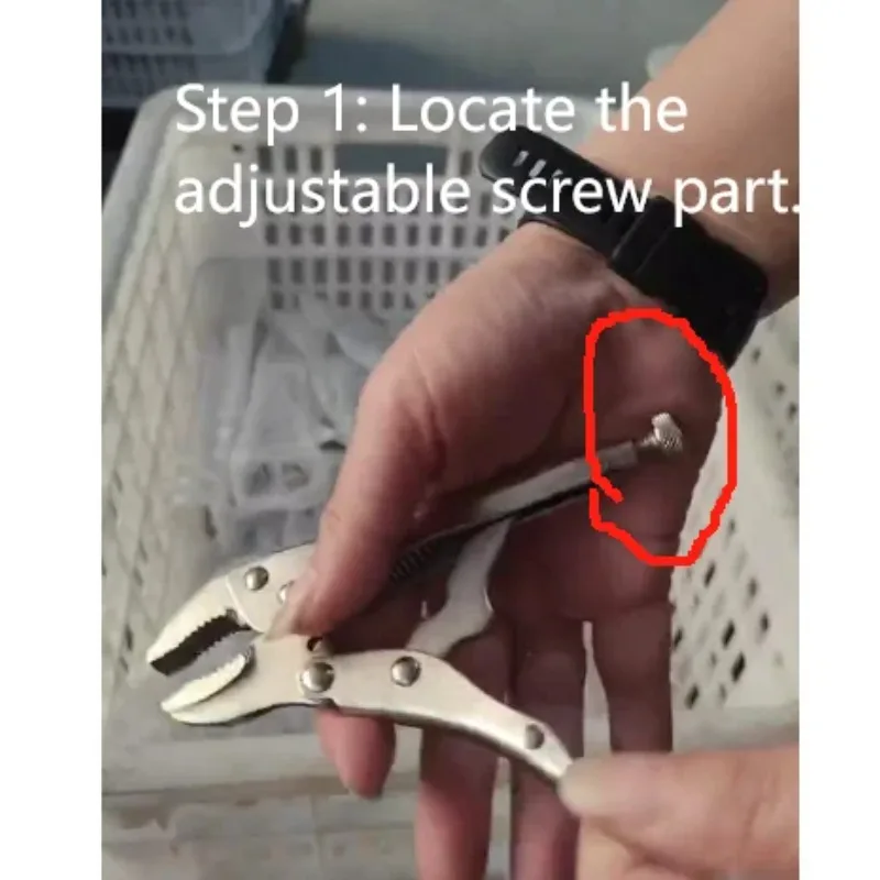 Heavy Duty Locking Pliers Adjustable Metal Face Clamp Multifunctional Pressure Pliers for Woodworking Welding Repairs