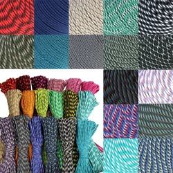 31m/100ft 4mm Camouflage Cord Nylon Thread Cord String Strap Necklace Rope For Jewelry Making Paracord Bracelet Camping Rope