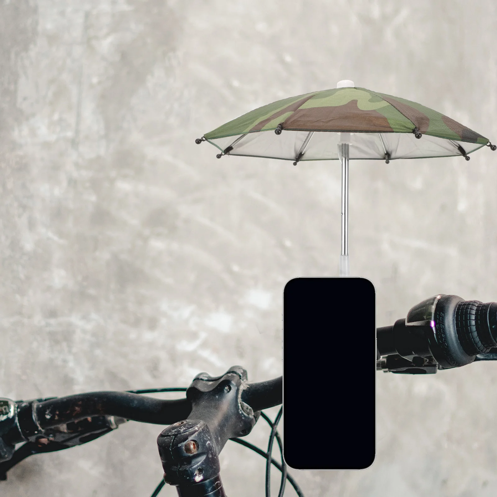 1 ensemble de parapluie de téléphone Portable, pare-soleil Durable pour le cyclisme, Mini accessoire de voyage léger et étanche en plein air