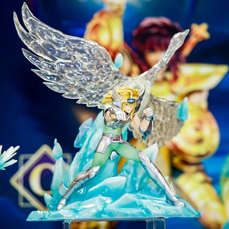 In Stock Genuine Saint Seiya Rewards Aquarius Capricorn Asura Libra Tong Hu Swan Glacier Figurine Gift Collectible Toys