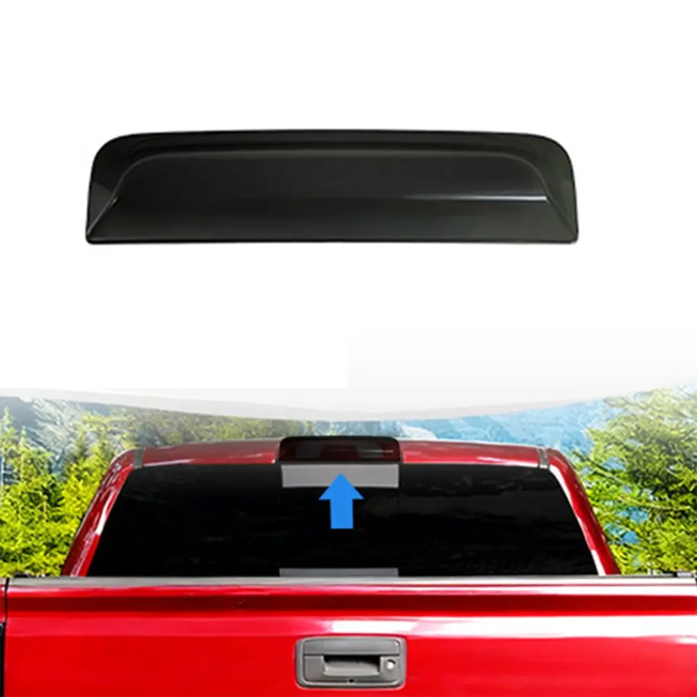 Tail Light Trim Third Brake Cover Truck Exterior Upgrade ABS Plastic Construction Scratch Protection Double-sided Tape