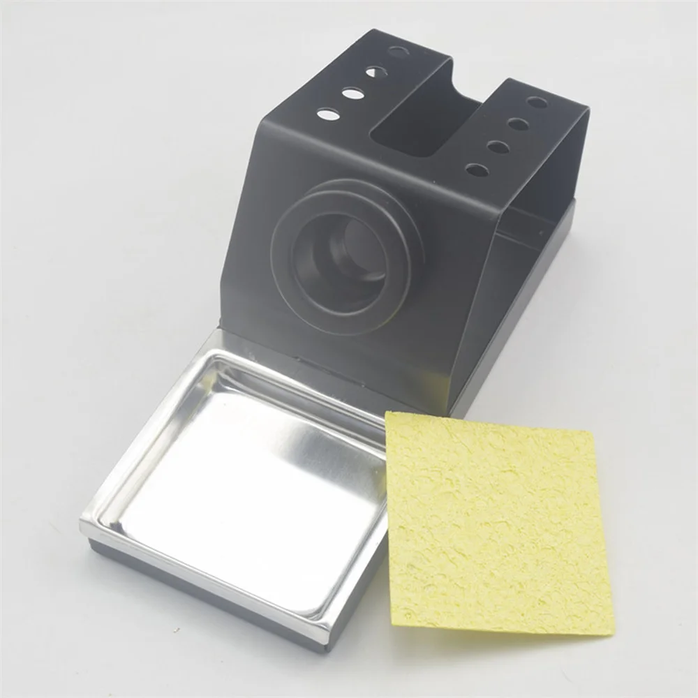 936 はんだステーションシリーズ用の耐久性のあるはんだごてスタンド金属製アイロンスタンドはんだごてフレーム、スポンジ付き