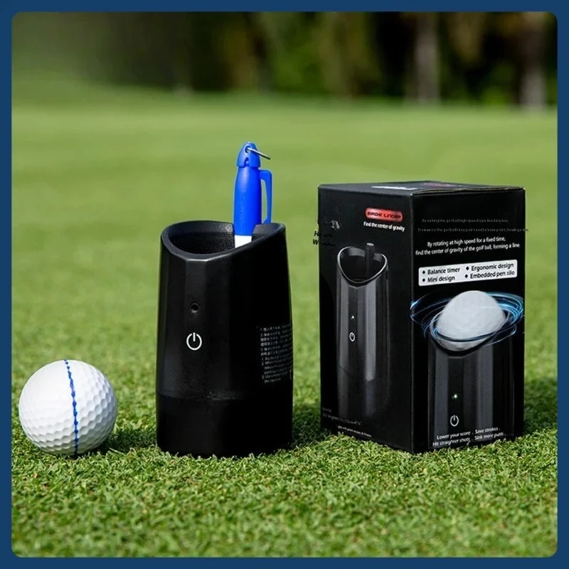 Golf electric scribing device, ball drawing device automatically finds the center of gravity distribution line