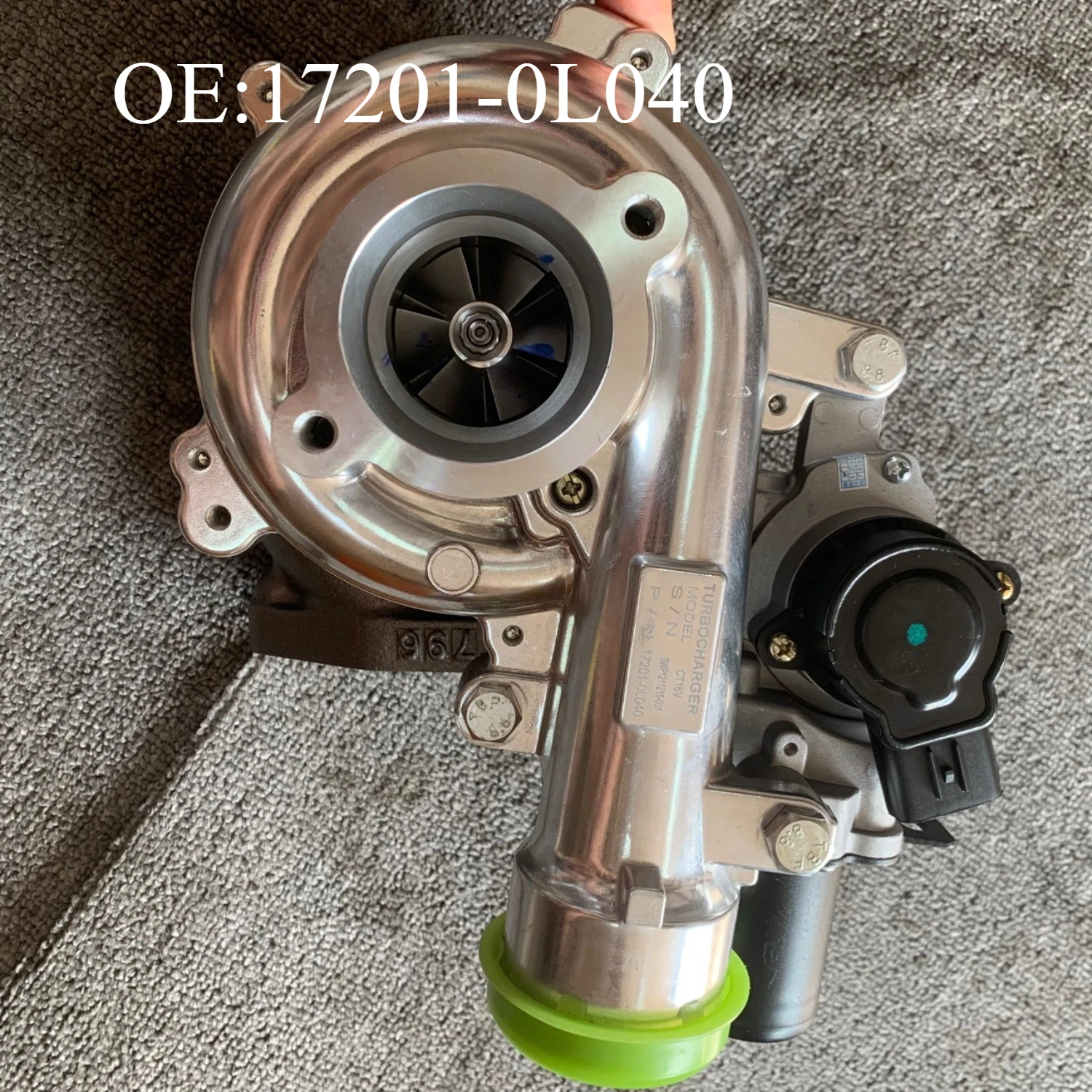 

Automotive Turbocharger Assembly OE:17201-0L040 For Toyota Hilux Pickup Truck 2004/08–2016/02