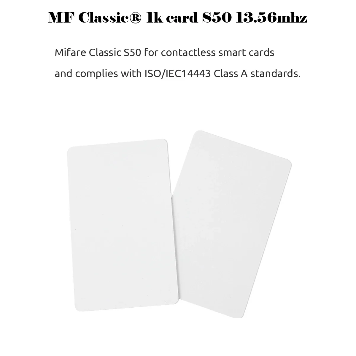 Carte de proximité RFID haute mort pour système de contrôle d'accès, cartes de resserrement, Mifare S50 Classic 1K Dallas, carte à puce, ISO14443A, 13.56Mhz, 10p