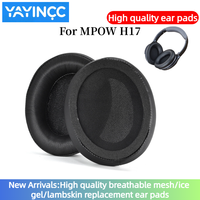 YAYINCC Replacement Earpads For MPOW H17 Earmuffs Ultra-soft Sponge Cushion Cover Repair Parts Headphone
