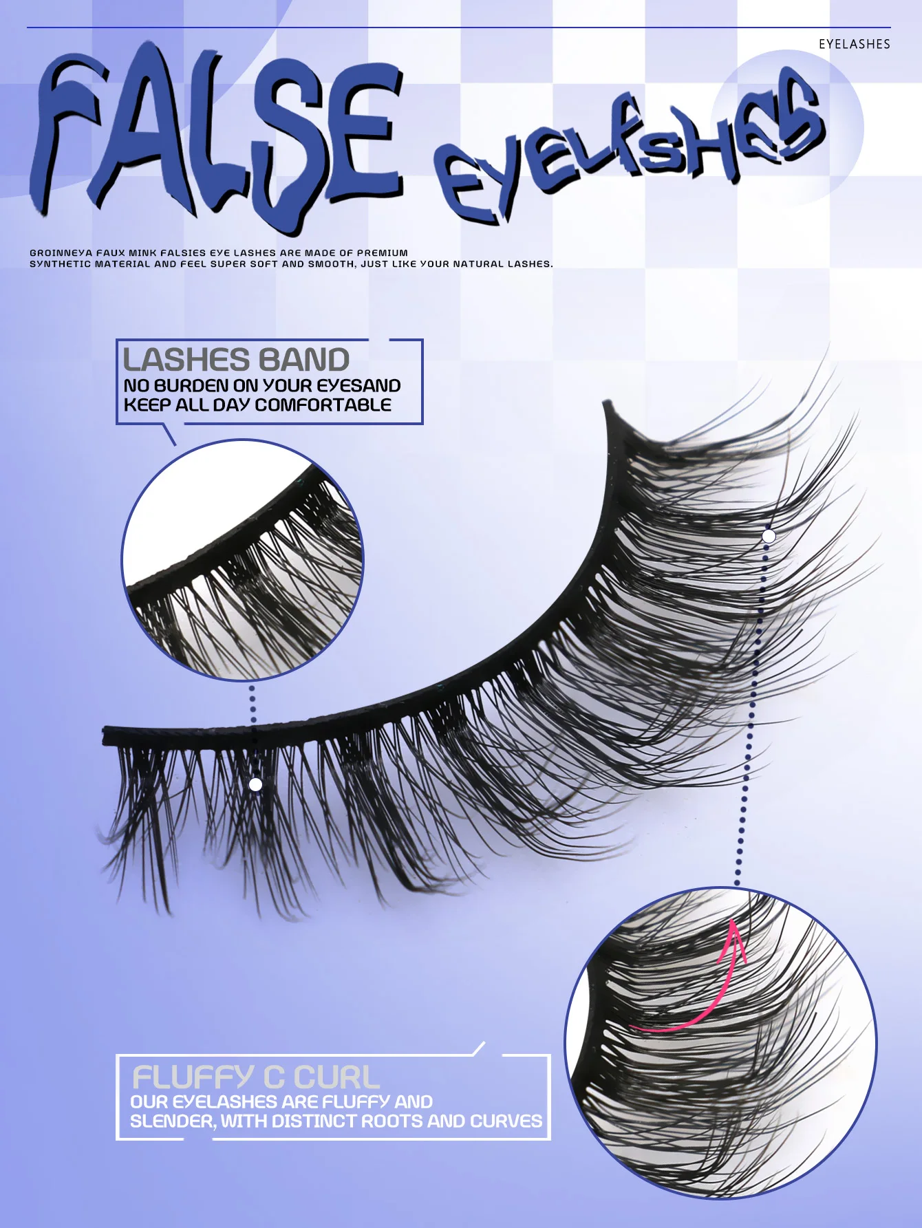 ラスヴィレ フラッフィー マンガ ラッシュ ナチュラルカール つけまつげ キャットアイラッシュ ナチュラルロング ソフト フルストリップラッシュ 3D フェイクミンク ラッシュ メイクアップ