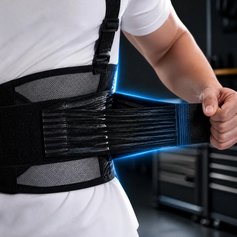 Adjustable Waist Stabilizers Belt Breathable Material Reflective Safety Panel Multipurpose Waist Belt Comfortable Waist Hold