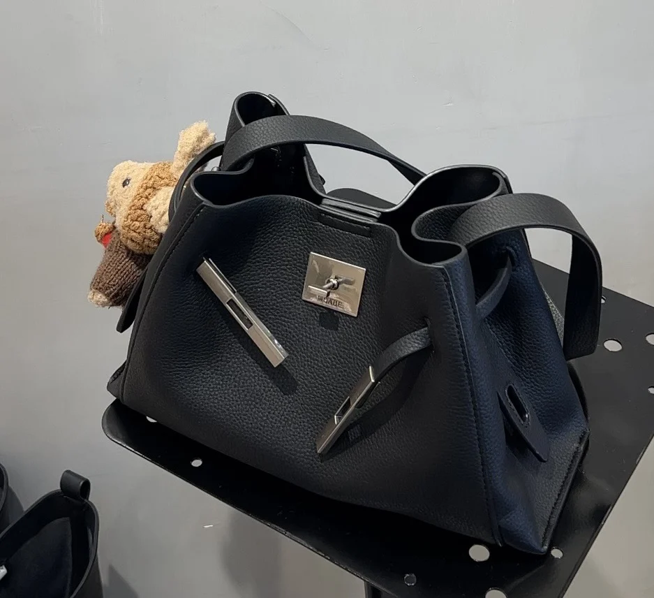 2025-new-faion-versatile-single-oulder-bag-large-capaci-handbag-lychee-pattern-underarm-bag-crossbody-bag-bag