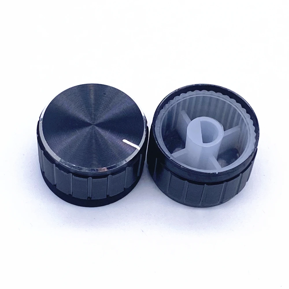 D Wellen knopf Potentiometer knopf Kappe Encoder Lautstärke regler Audio knopf E-Gitarren knopf für 6mm Loch d Wellen knopf