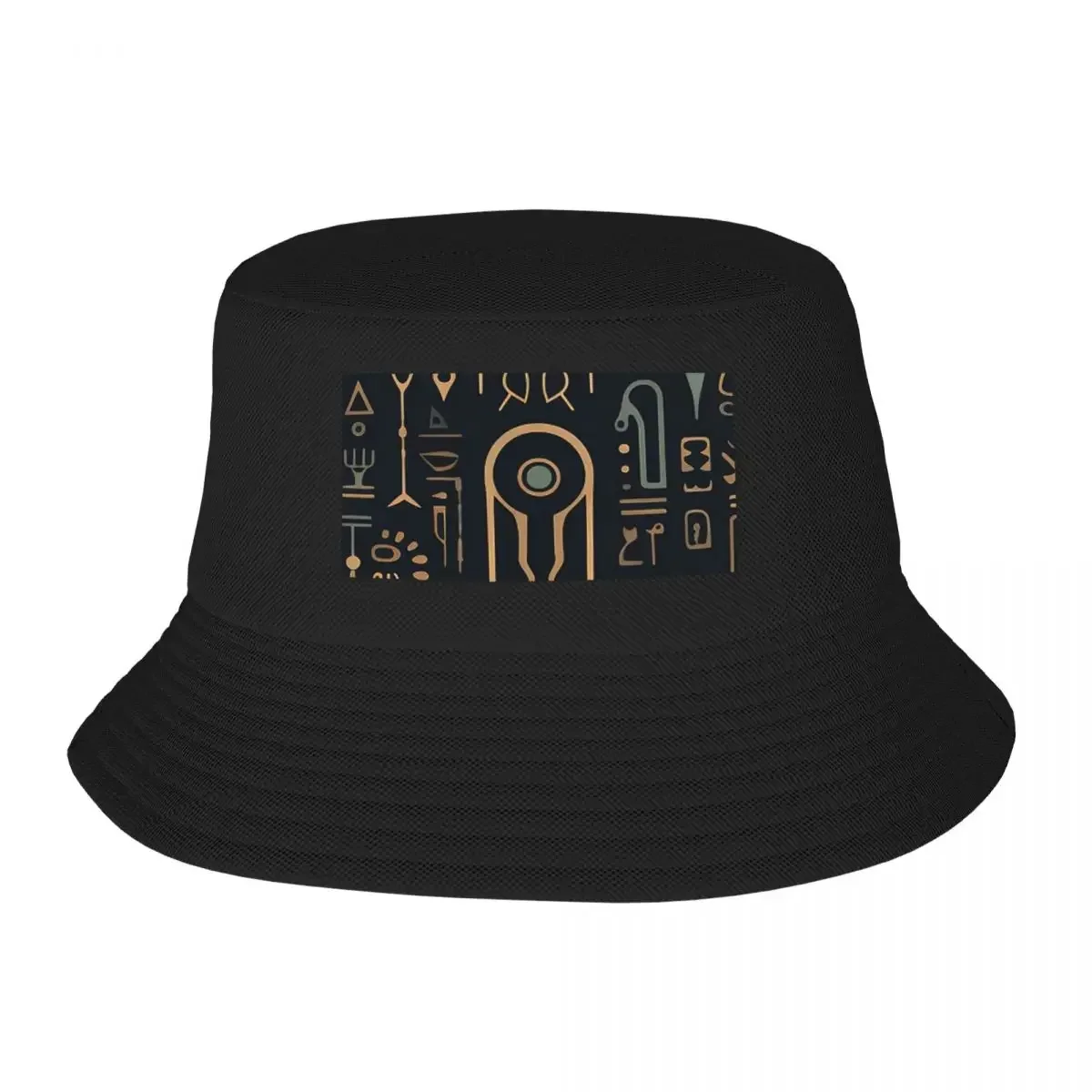 Royal Alien Hieroglyphics Bucket Hat Panama For Kids Bob Hats Fashion Fisherman Hats Summer Beach Fishing Unisex Caps