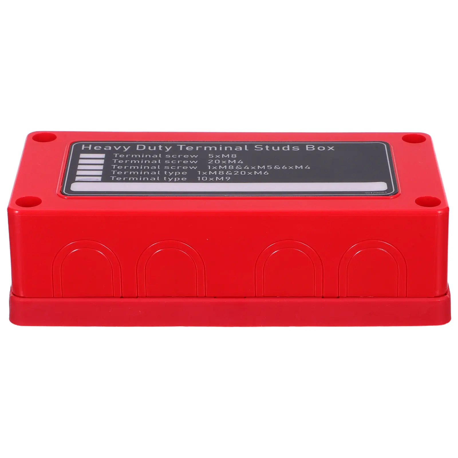 Heavy Duty Bus Bar Box 10 Position Terminal Block Cover for Automotive Car Rv Distribution Terminal Shunt