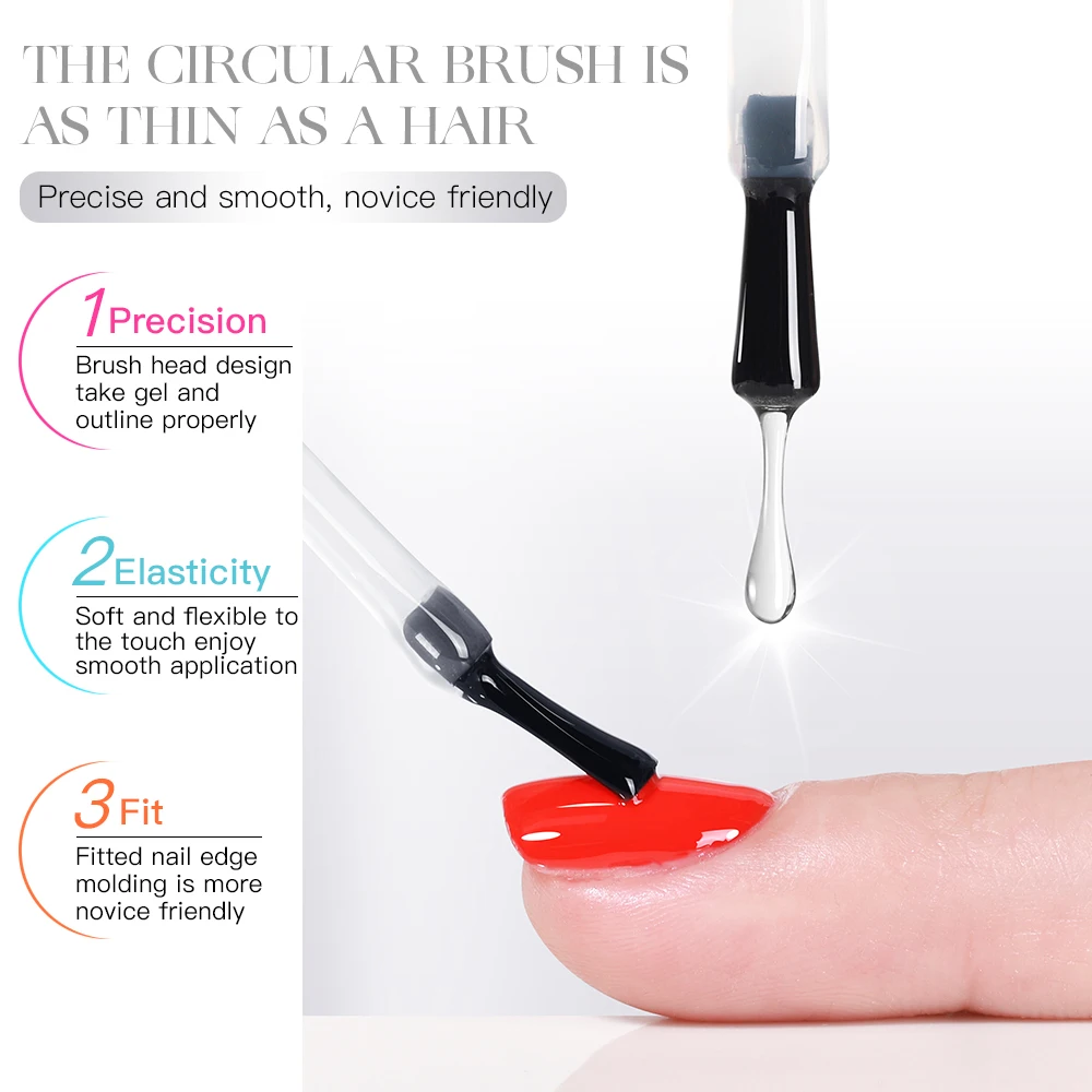 Mxsi 15ML Strong Base Coat Gel No Wipe Top Coat Gel Nail Polish For Semi Permanent UV Varnish Self Leveling Gel French Manicure