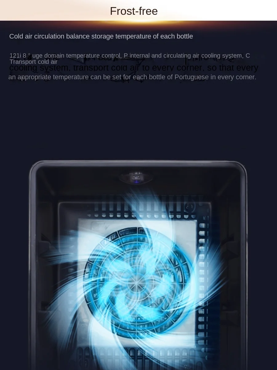 220V Bacchus Red Wine Cabinet Electronic Thermostatic Wine Storage Cabinet Wine Cabinet Household Small Ice Bar Refrigerator