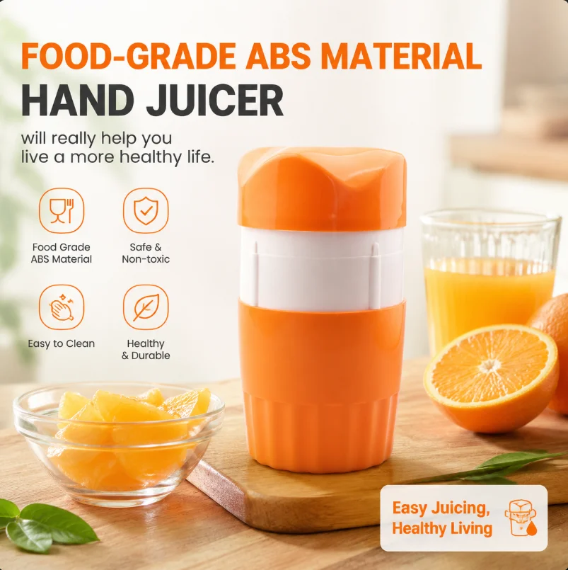Multifunctional Hand Juicer Lemon Lime Squeezer Manual Citrus Orange Lemon Juicer Fruit Press Squeeze Extractor for Home Kitchen