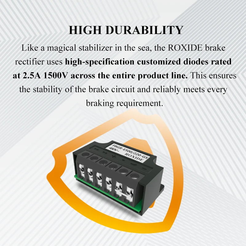 FBGR-E500/220-GS Brake Rectifier Device E400/175 Motor Brake Power Supply B400/345