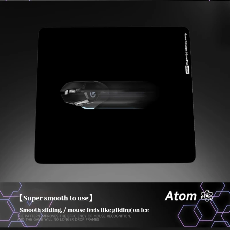 Atom Photovoltaic Glass Mouse Pad Gaming Grade Ultra Steel Tempered Glass Upgrade Smooth Fps Esports Game Desk Pad Home Pad