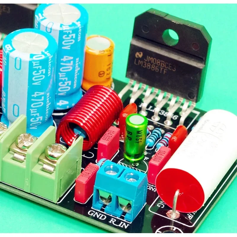 68W+68W 2-Way LM3886 Kit Audio Power Amplifier Board (Without LM3886 Chip)