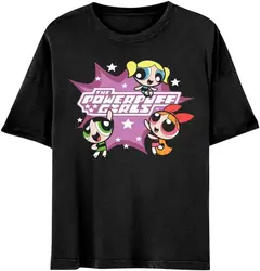 Powerpuff Girls Blast Men’s and Women’s Short Sleeve T-Shirt