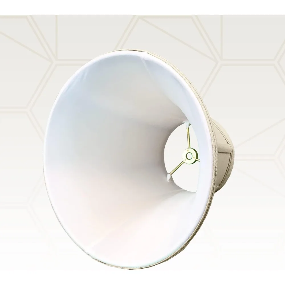 Royal Designs, Inc. BSO-704-14LNBG-2 غطاء المصباح الأساسي True Bell، 7 × 14 × 11.5، بيج كتان، عبوتان