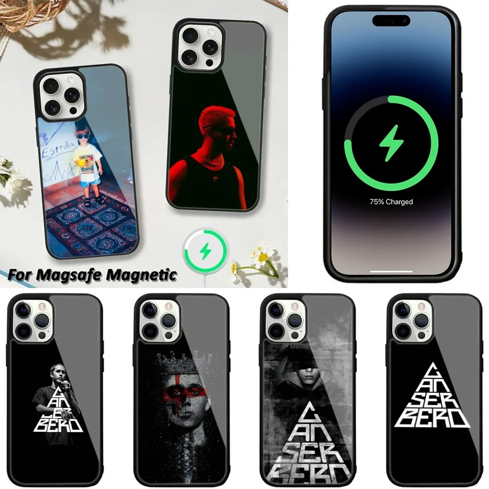 Singer C-Canserbero  Phone Case For iPhone 16,15,14,13,12,11,Plus,Pro,Max,Mini Magsafe Magnetic Wireless Charging