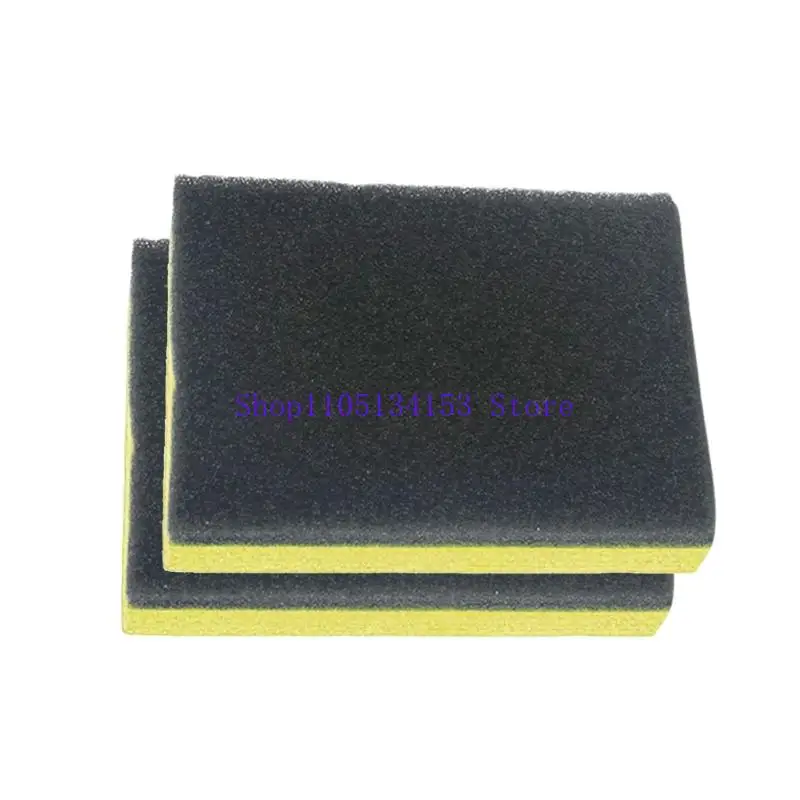 hg89 2pcs Vehicle Waxing Pad Sponges Ceramic Coating Sponge Detailing Accessories