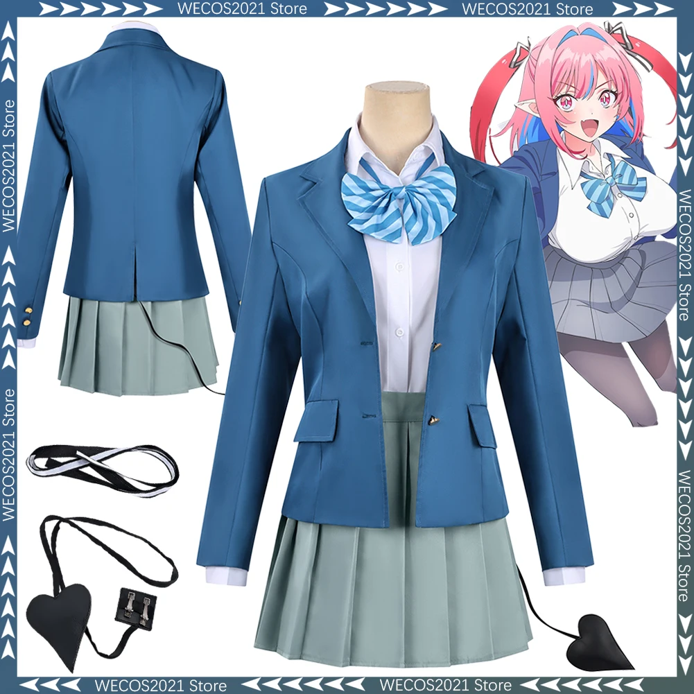 

Disguise Mistress Kanan is Devilishly Easy Takakiyo Cosplay School Uniform Anime Women Costume Halloween Role Play Fancy Cloth