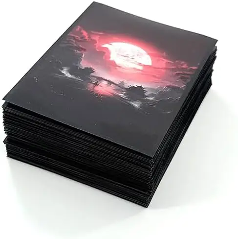 100 قطعة من حافظة بطاقات MTG، الحجم 2.6 × 3.6 في الأكمام تنطبق على TCG، تناسب بطاقات الحجم القياسي (إعادة الإصدار)