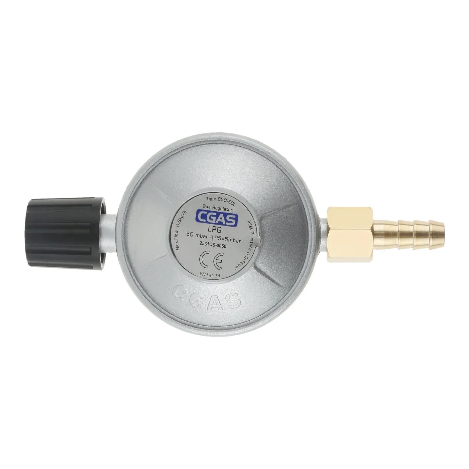 Regulador de conexión de botella de eliminación de propano de baja presión, 50mbar, con adaptador de perilla ajustable para estufa de Camping, calentador de parrilla, 1 ud.