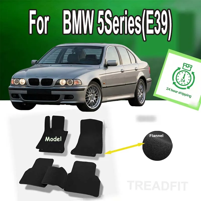 

Nylon Suede Car Floor Mats Carpet Rugs Compatible With For BMW 5Series(E39)1996-2005 Anti-slip