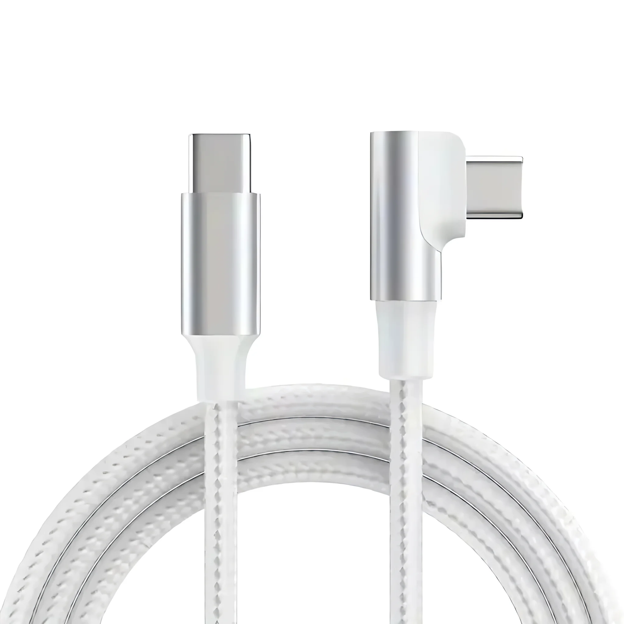 90 Degree Type C to Type C 60W Fast Charging USB-C Cable For iPhone 15 16 Pro Max Samsung S25 Huawei Xiaomi Redmi POCO OnePlus