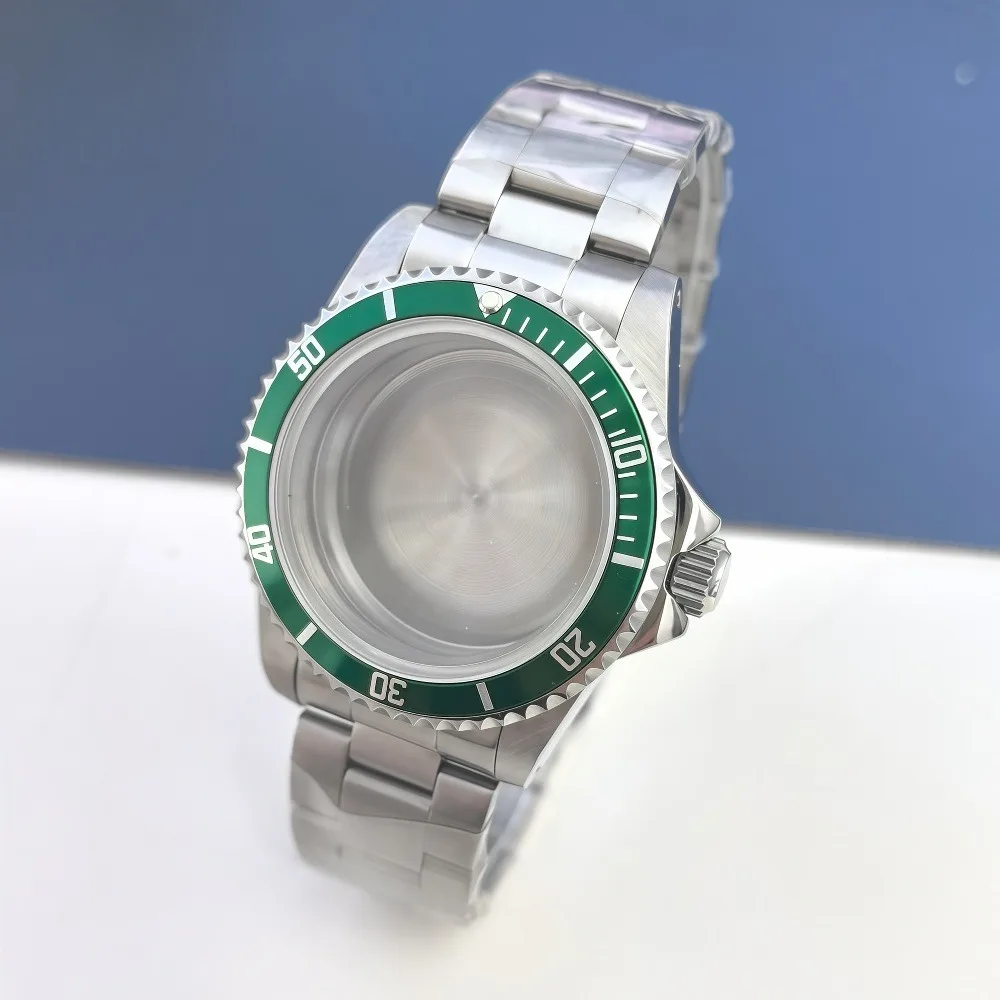 39.5 ملم NH35 إكسسوارات الساعة حافظة عتيقة، NH35، NH34، NH36 حركات، مادة الفولاذ المقاوم للصدأ، إطار ألومنيوم، زجاج مستدير