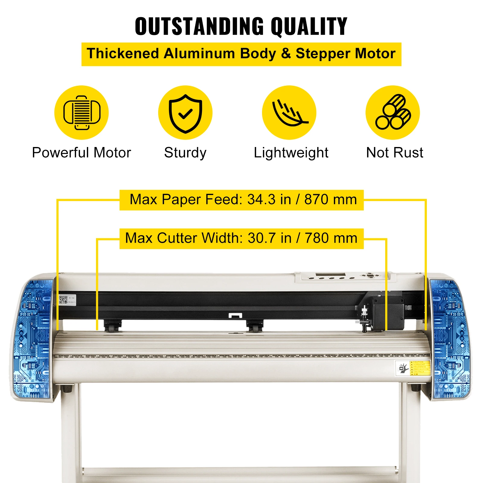 Vevor 34 Inch Vinyl Cutter Plotter Snijden Teken Sticker Maken Print Met 20 Blades /Pen Houder Windows Software Signmaster