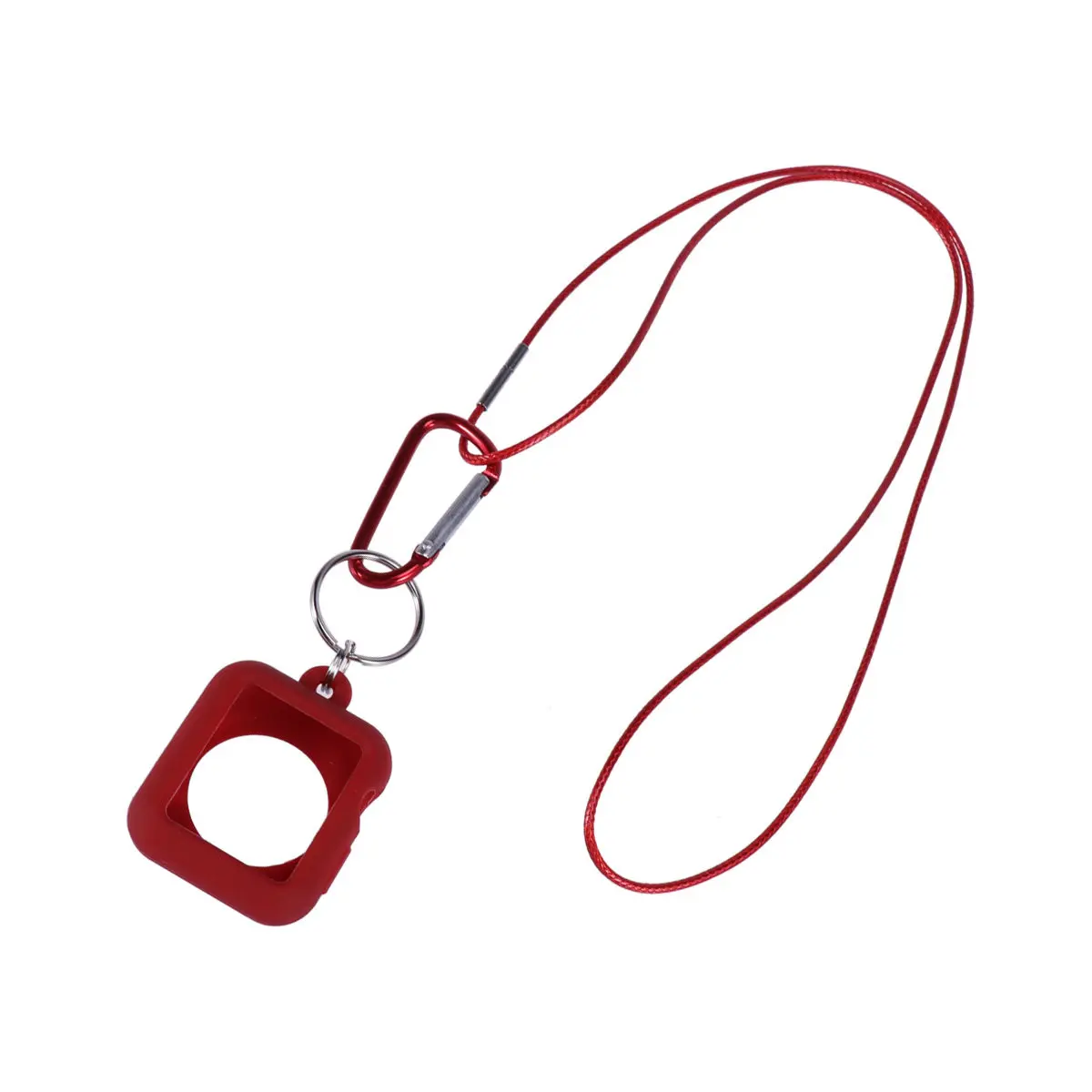 

42Mm Case Silicone Protective Shell Full Coverage Bumper Cover For Series 3 2 1 With Hanging Rope Phone Accessories