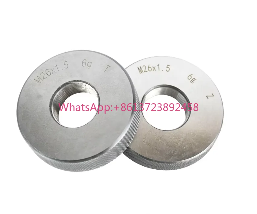 Accurate Premium Thread Ring Gauge Essential Tool for Measuring Threads/Thread Ring gauge Bearing steel M26*1.5-M32*1.5