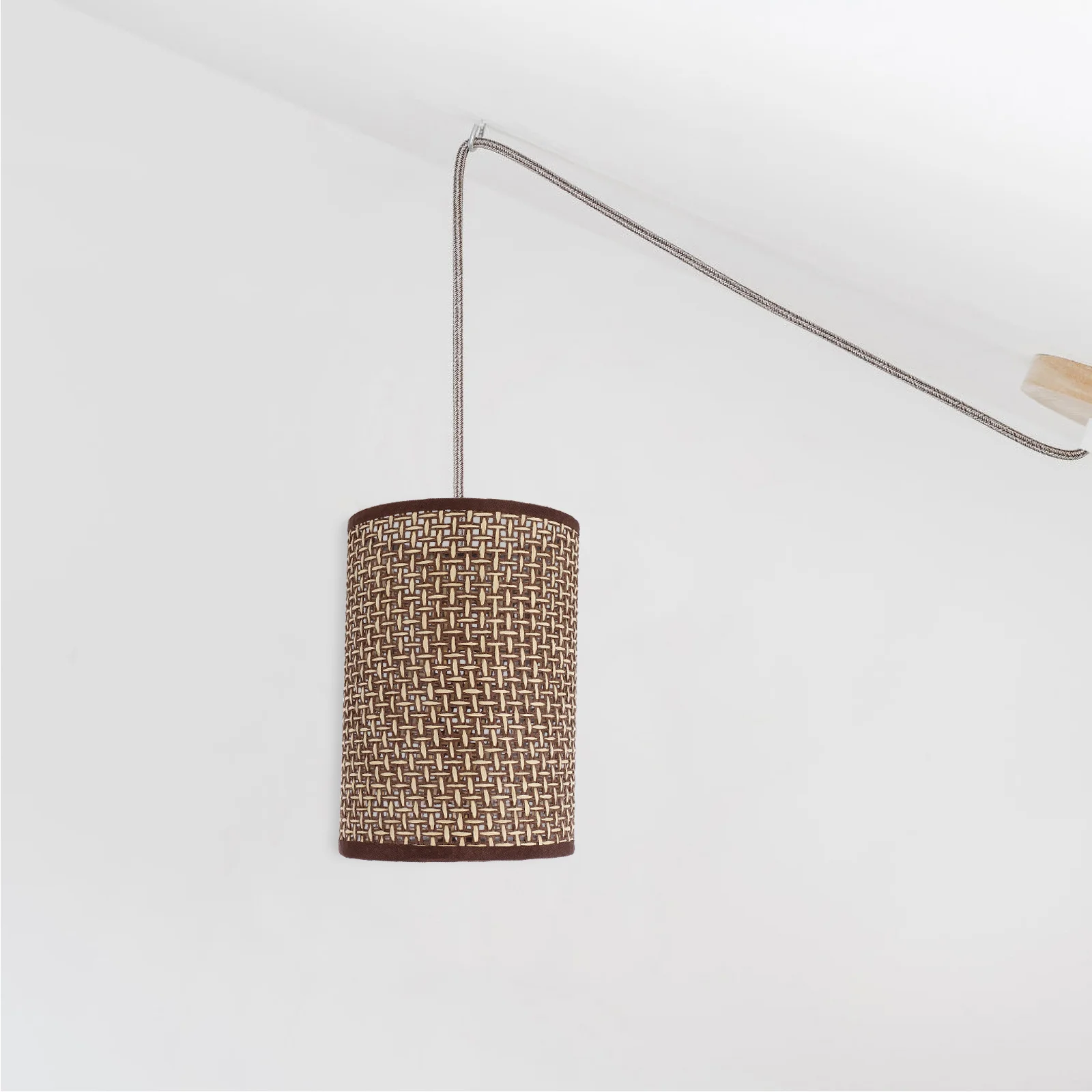 Lamp Shade Drum Unique Shades Rattan for Table Lamps Long Lampshades Floor Modern Rustic