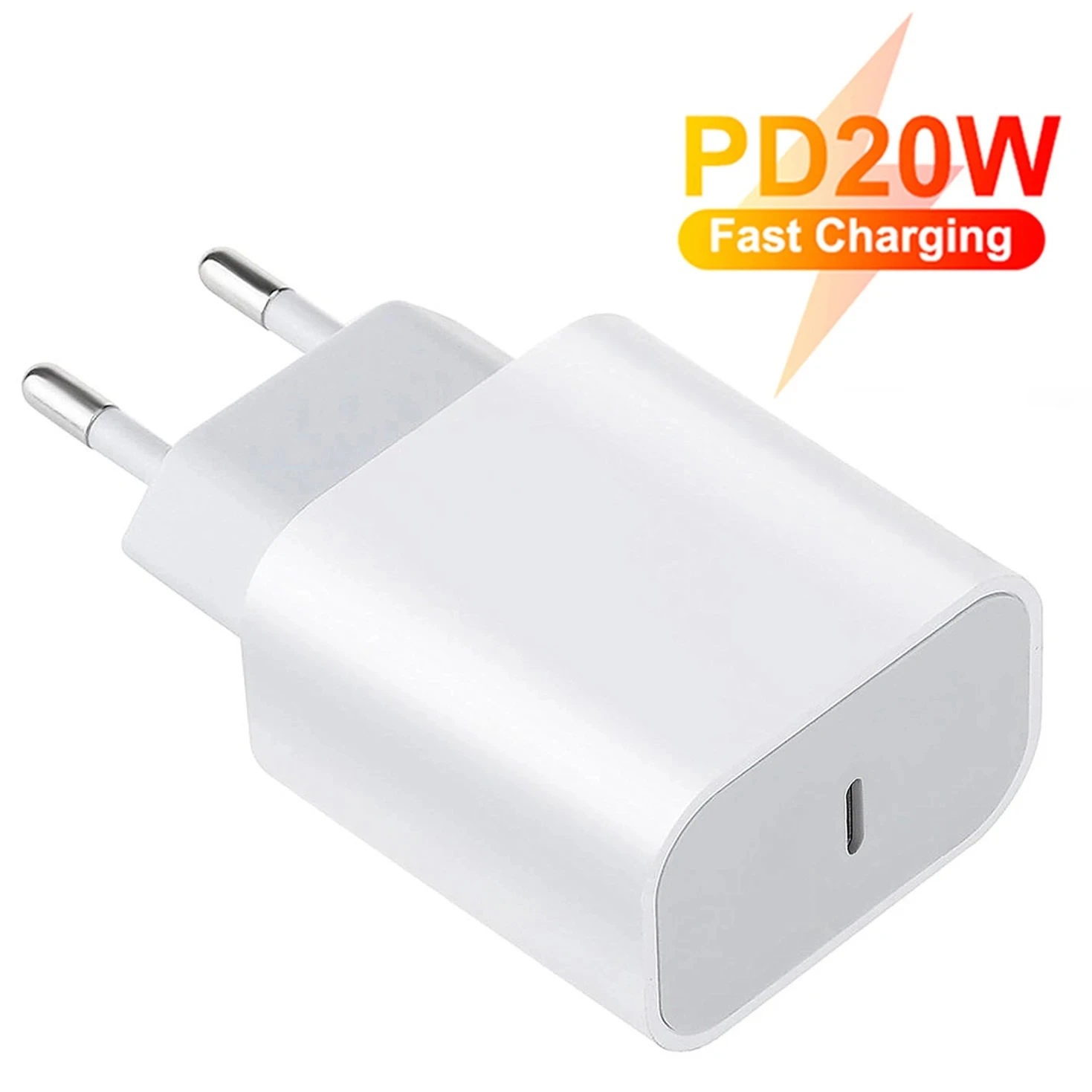 20W USB-C Power Adapter For Iphone 17 16 15 14 13 Mini Pro Max Type C Charger For IPhone 12 Plus