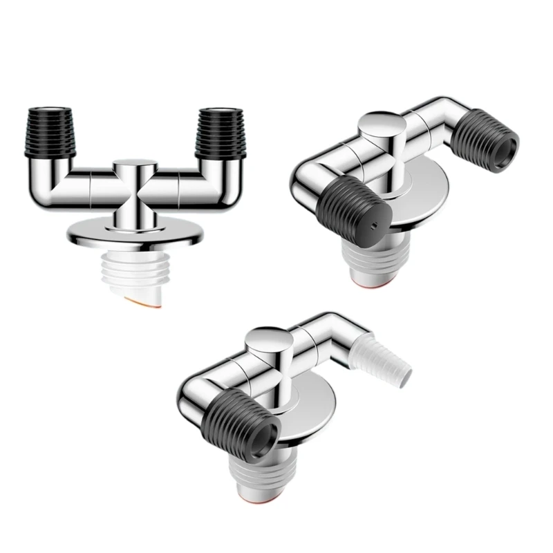 Washing Machine Floor Drain Adapter Tees Joint AntiOverflow Sewer Elbow Pipe Connector Bathroom Accessories Enduring