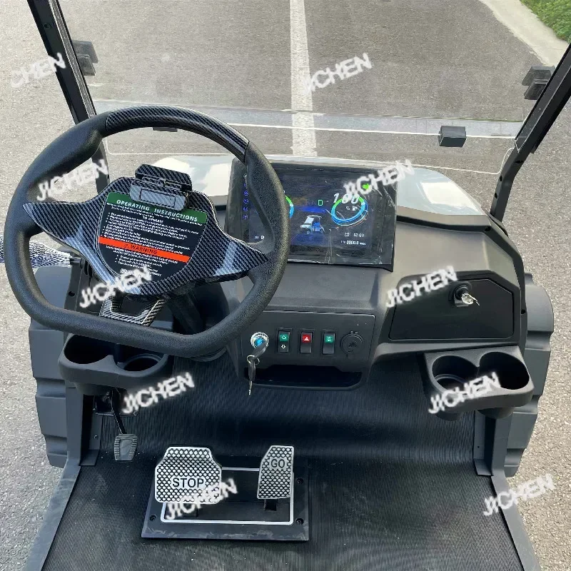 รถกอล์ฟไฟฟ้า 2 ที่นั่ง ยี่ห้อ HG Brand Design สำหรับเที่ยวชมสถานที่/คลับ/ล่าสัตว์  48/72V พร้อมใบรับรอง CE