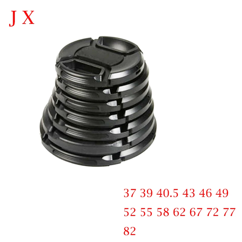 37/40.5/46/49/52/55/58/62/67/72/77/82mm 센터 핀치 스냅온 캡 렌즈 보호 커버 Sony DSLR 카메라용 Nikon용 Canon용